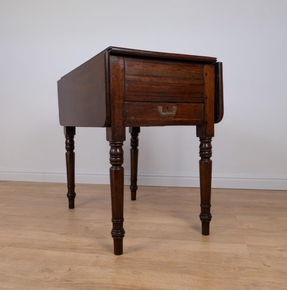 Regency Mahogany Metamorphic Campaign Desk / Dining / Dressing Table View VIII