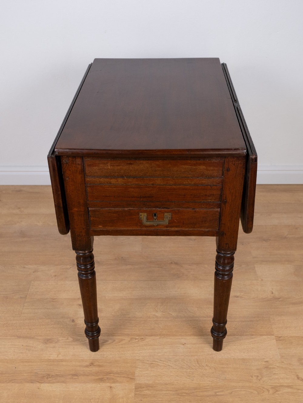 Regency Mahogany Metamorphic Campaign Desk / Dining / Dressing Table View X