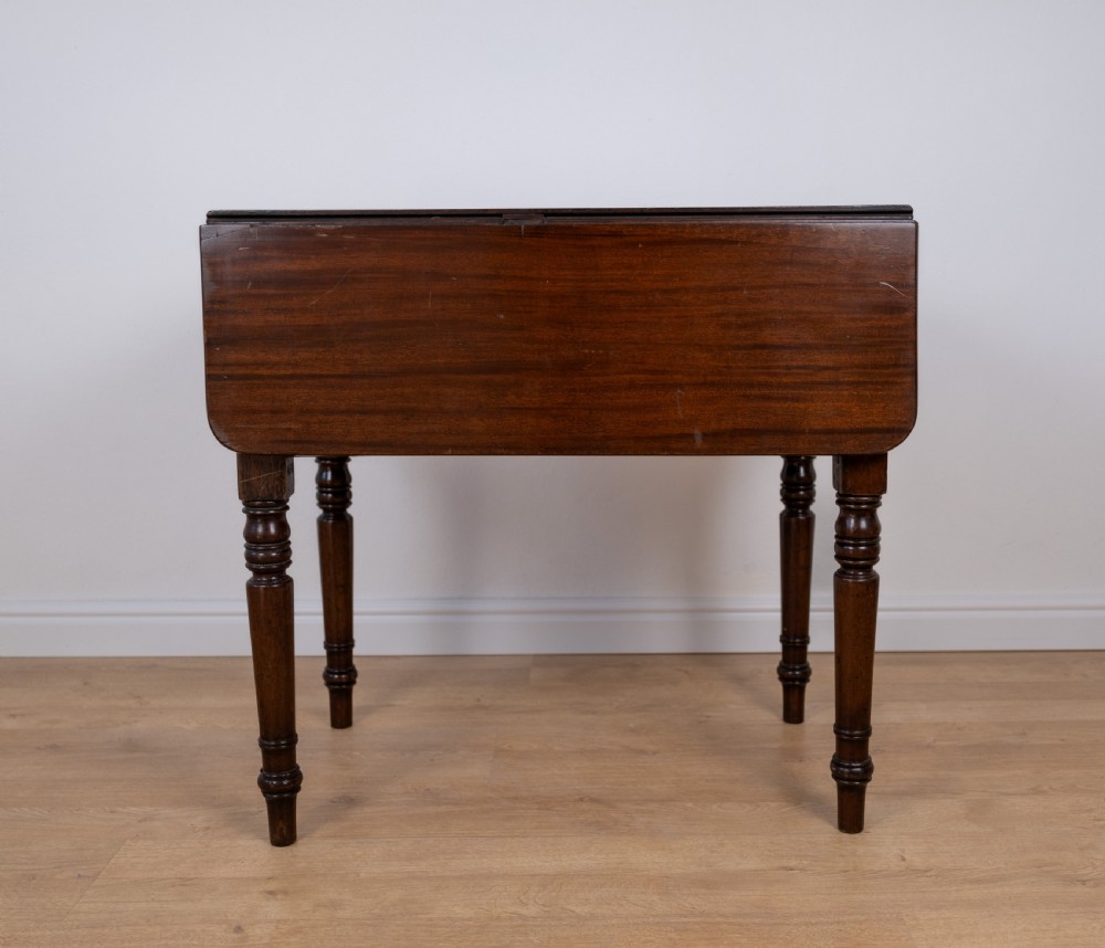 Regency Mahogany Metamorphic Campaign Desk / Dining / Dressing Table View XI