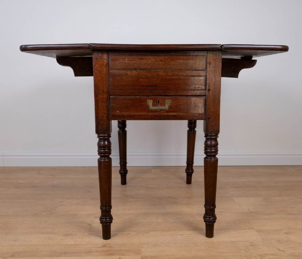 Regency Mahogany Metamorphic Campaign Desk / Dining / Dressing Table View XII
