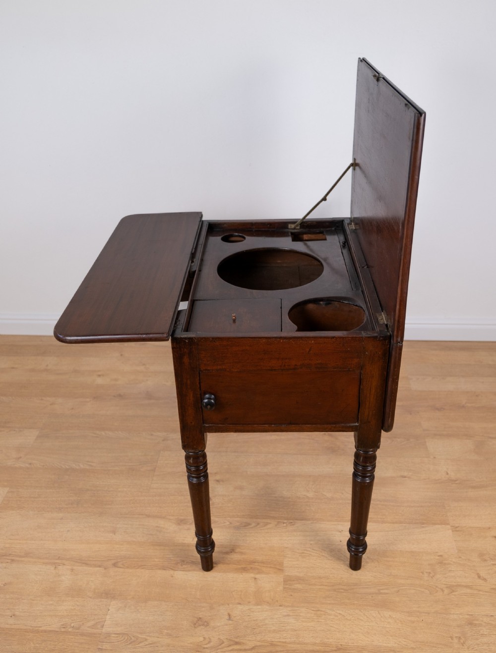 Regency Mahogany Metamorphic Campaign Desk / Dining / Dressing Table View XIX