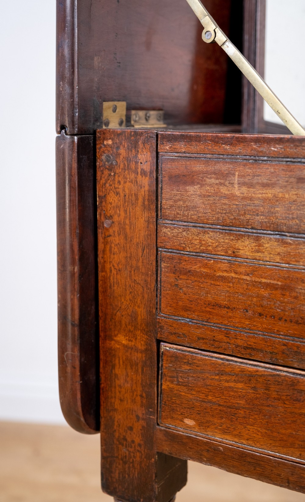 Regency Mahogany Metamorphic Campaign Desk / Dining / Dressing Table View XXIV