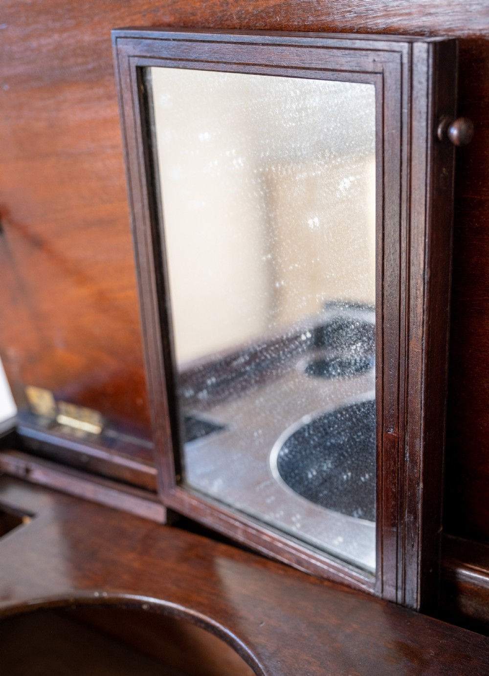 Regency Mahogany Metamorphic Campaign Desk / Dining / Dressing Table View XXX