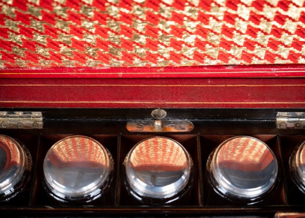 Victorian Burr Walnut Vanity / Dressing Box View VII