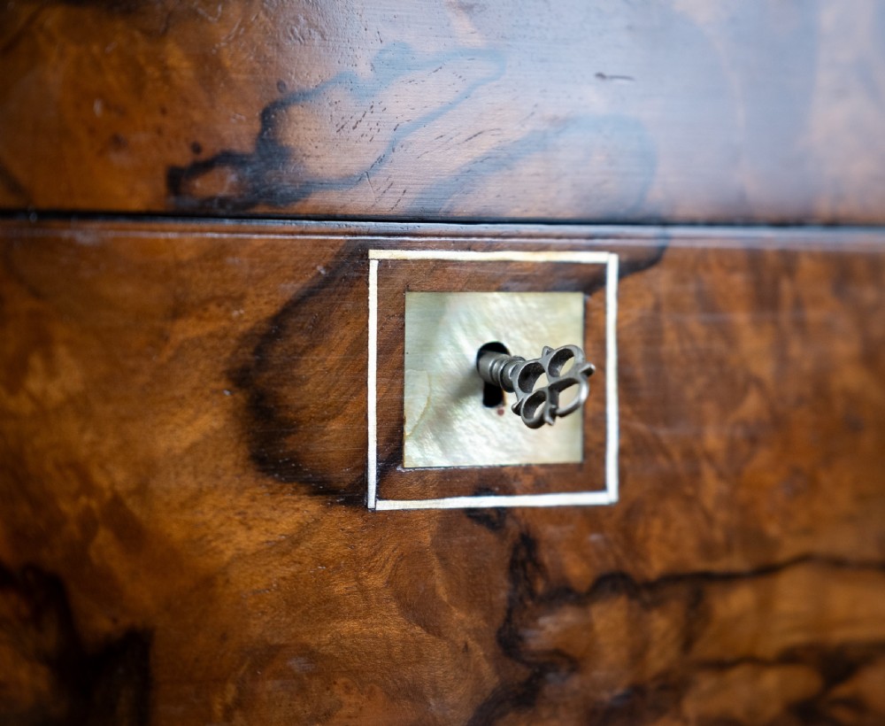Victorian Burr Walnut Vanity / Dressing Box View XVIII