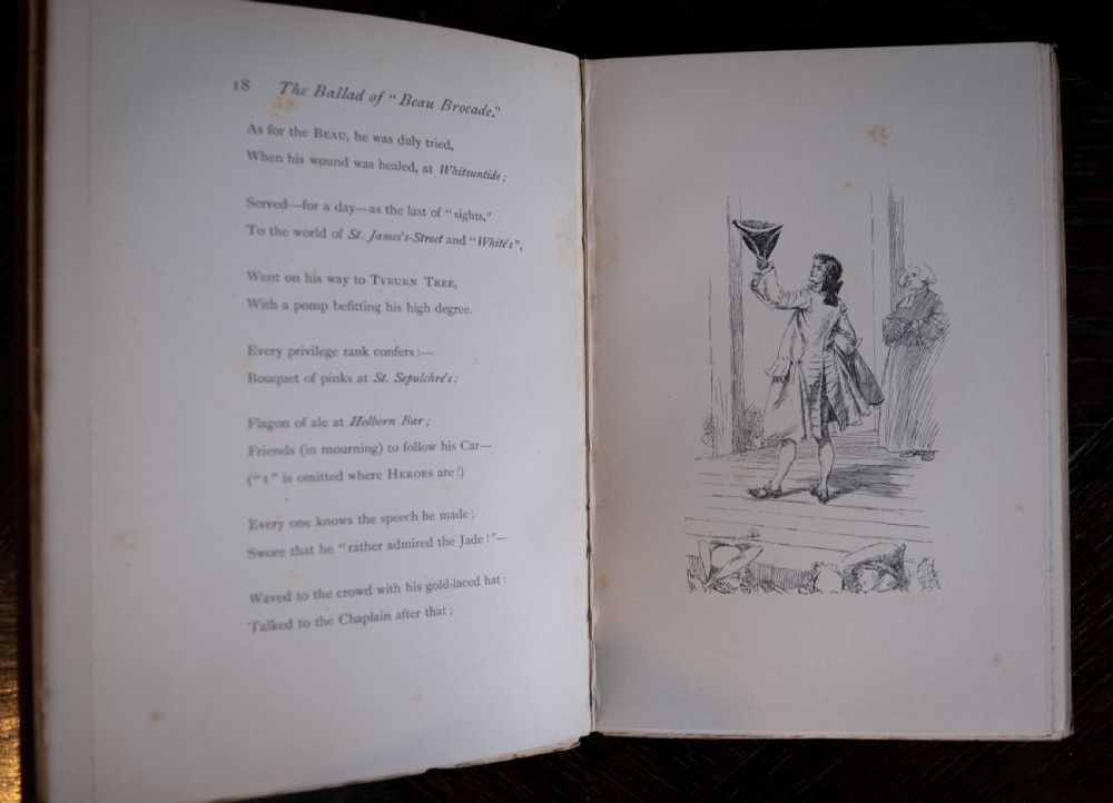 1892 The Ballad Of Beau Brocade & Other Poems by Austin Dobson (Book) View IX