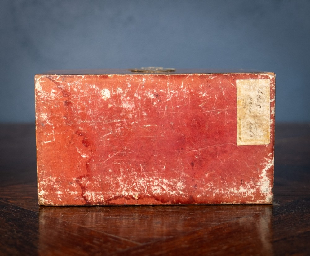 Victorian Walnut & Agate Cabochon Casket / Box View XIII