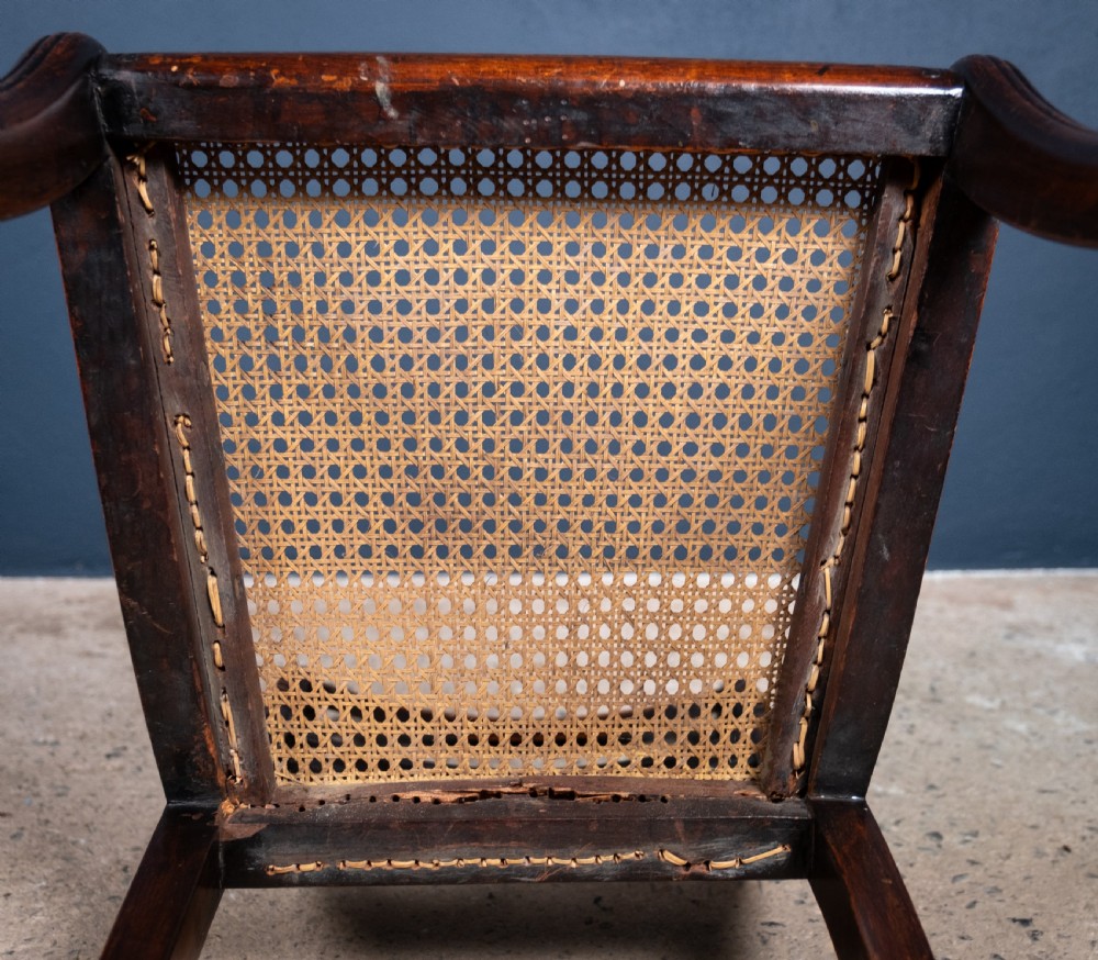 Six Regency Mahogany & Caned Dining Chairs In The Manner Of Gillows. View XXV