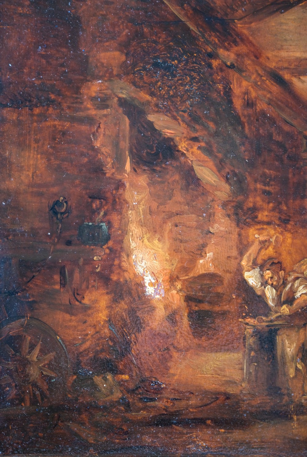 John Jospeh Barker Of Bath (1824-1904) - 'The Shoeing Forge'. View II