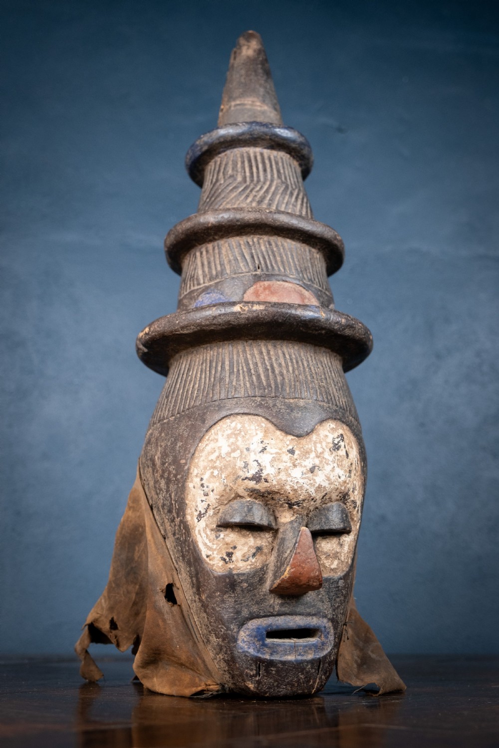Early 20th Century Yaka Initiation Mask, D. R. Congo. View II