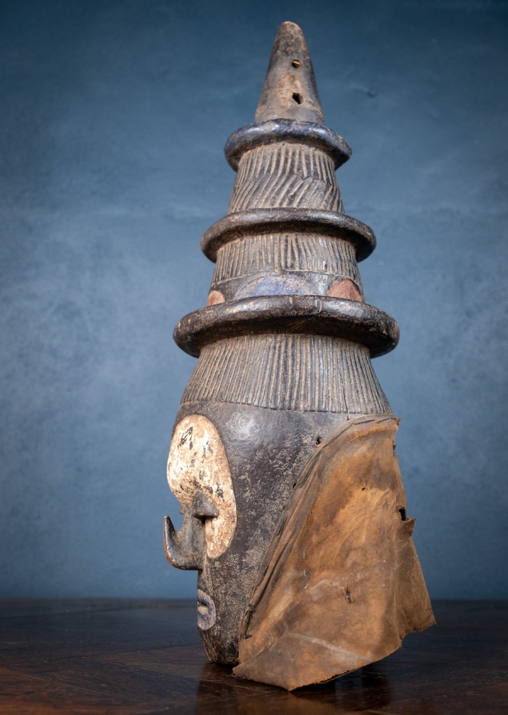 Early 20th Century Yaka Initiation Mask, D. R. Congo. View VII