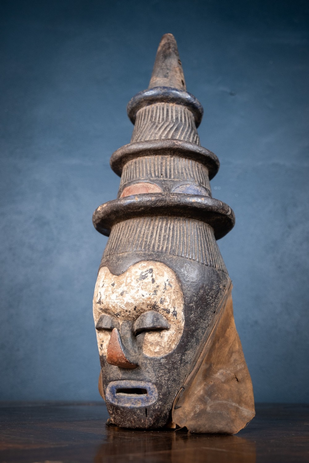 Early 20th Century Yaka Initiation Mask, D. R. Congo. View VIII