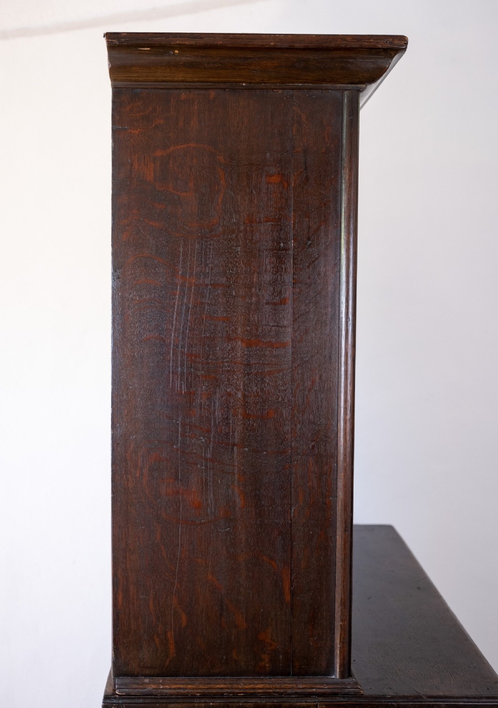 Georgian Oak Bookcase Cupboard, c.1800 View IV