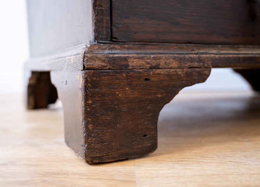 Georgian Oak Bookcase Cupboard, c.1800 View VII