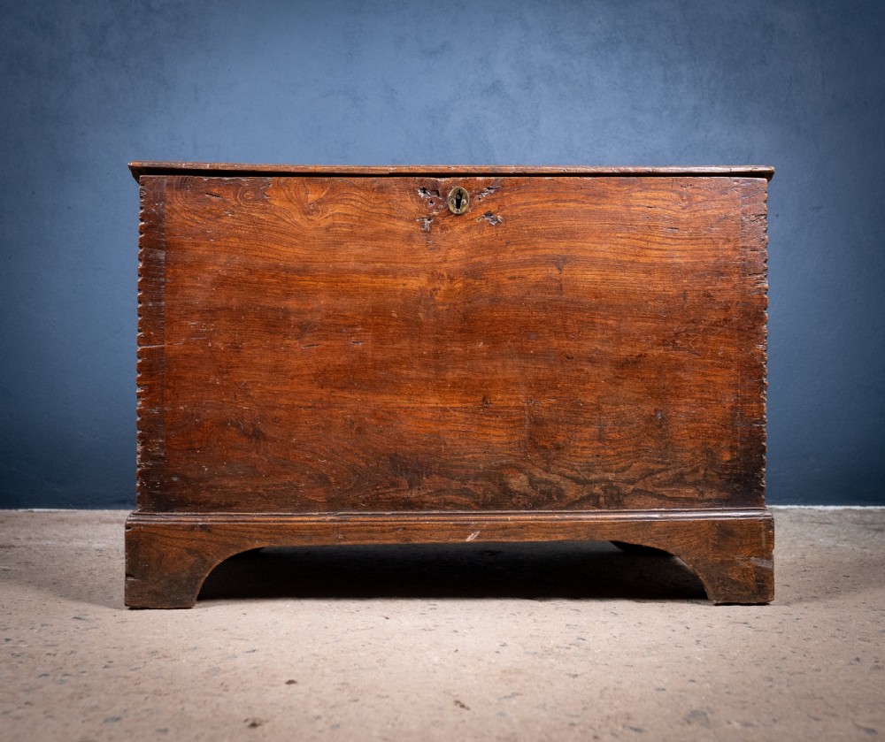 Late 18th Century Elm Coffer View II