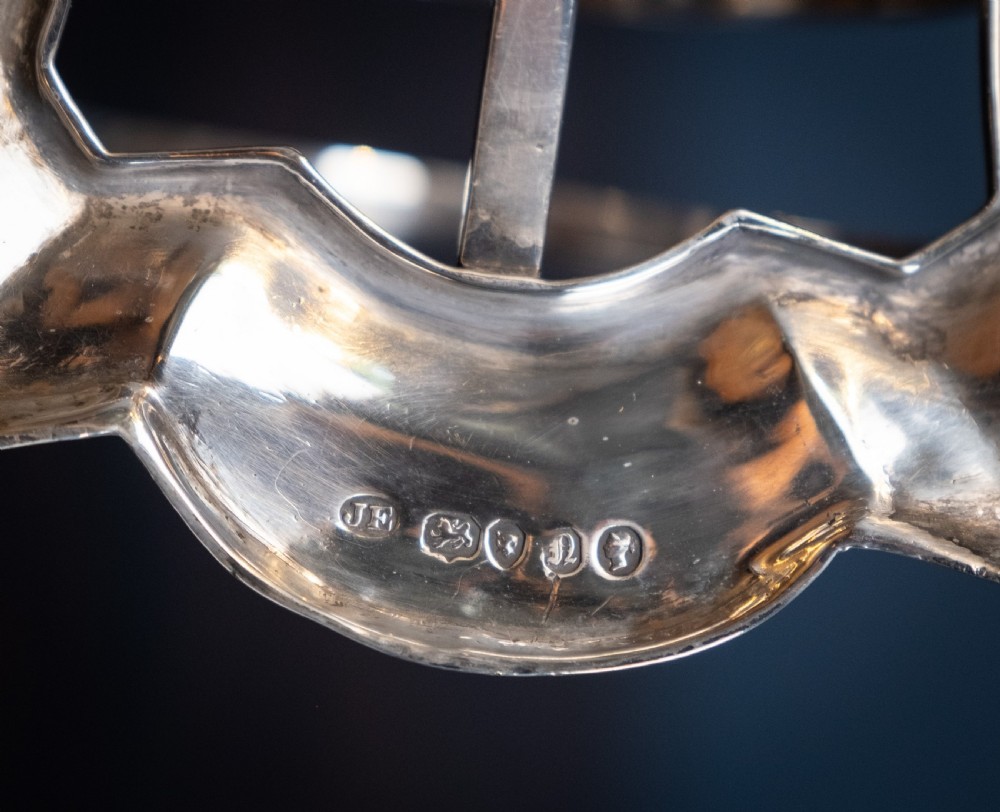 Large Sterling Silver Toast Rack by John Evans II, London, 1848 View IX