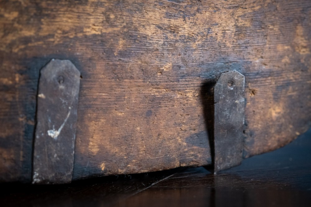 18th Century Swedish Bentwood Iron Bound Travel Box View XIII