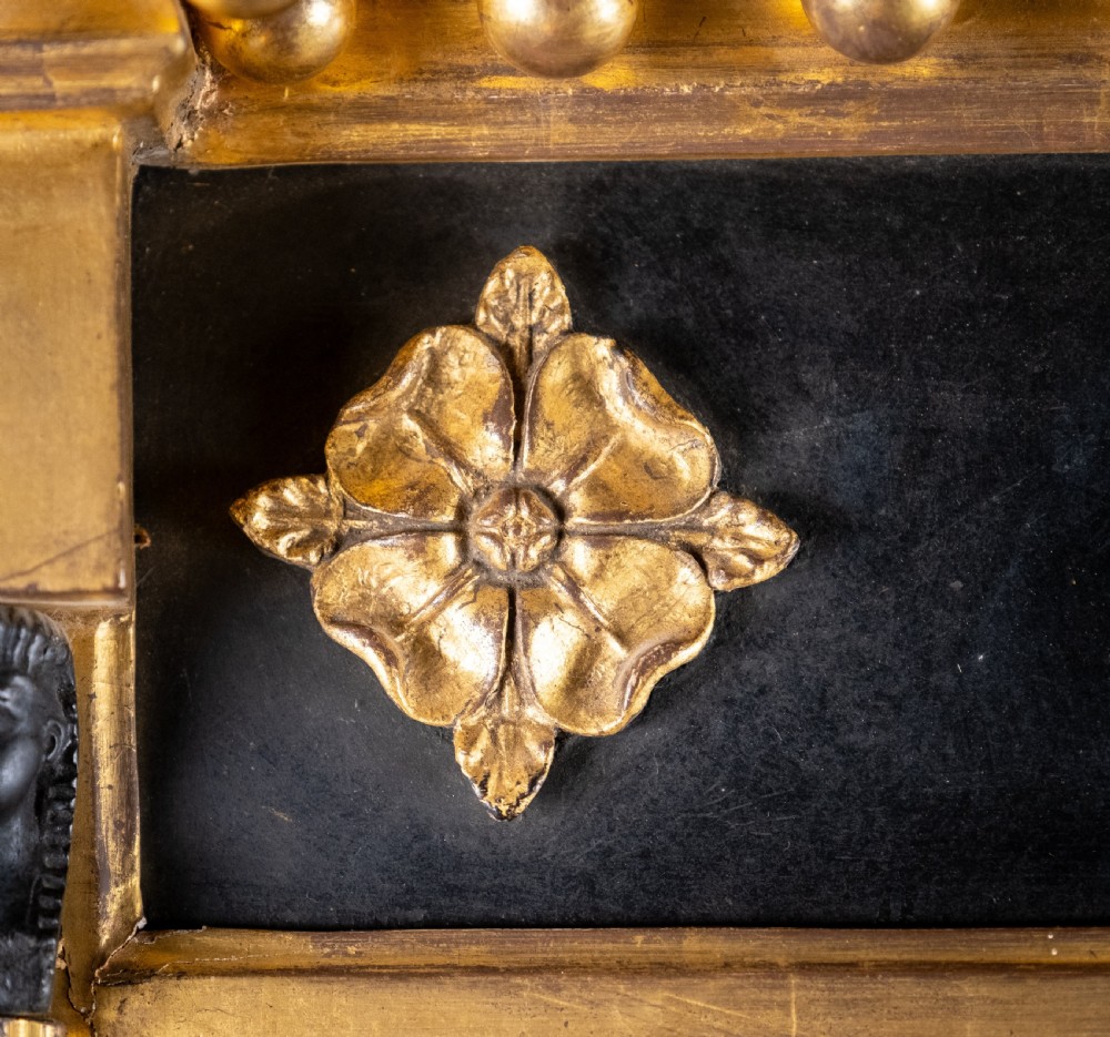 Regency Egyptian Revival Giltwood Pier Mirror, c.1820 View V