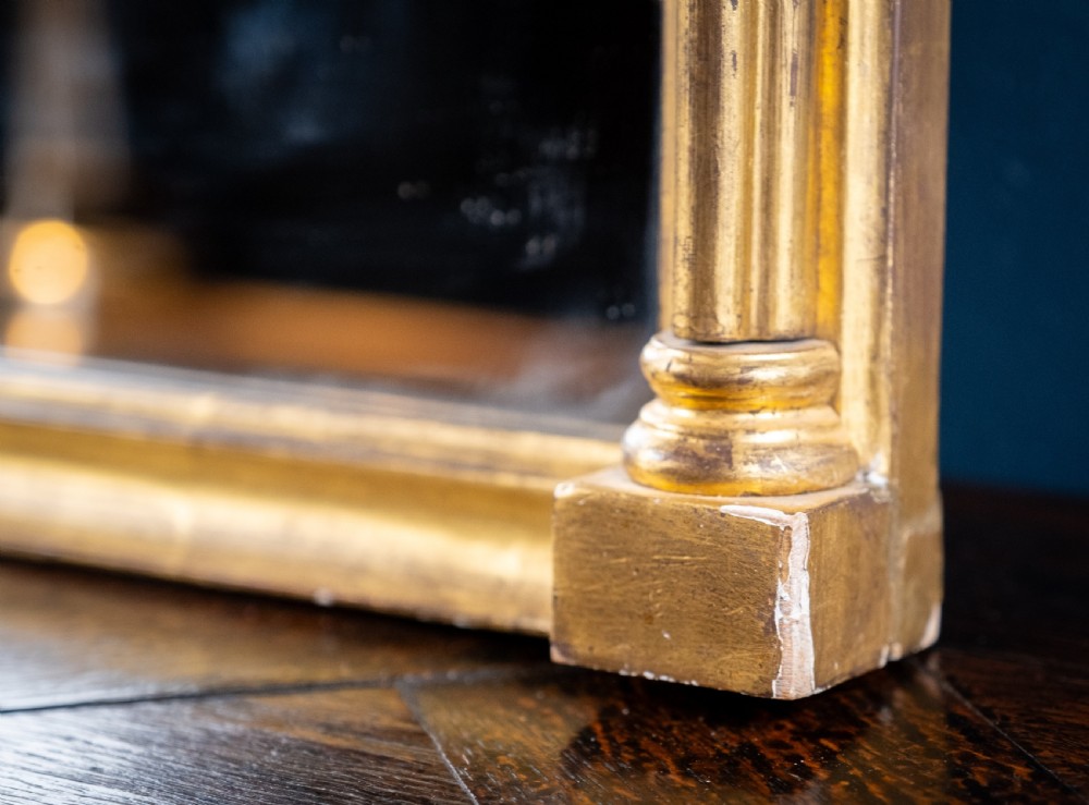 Regency Egyptian Revival Giltwood Pier Mirror, c.1820 View X