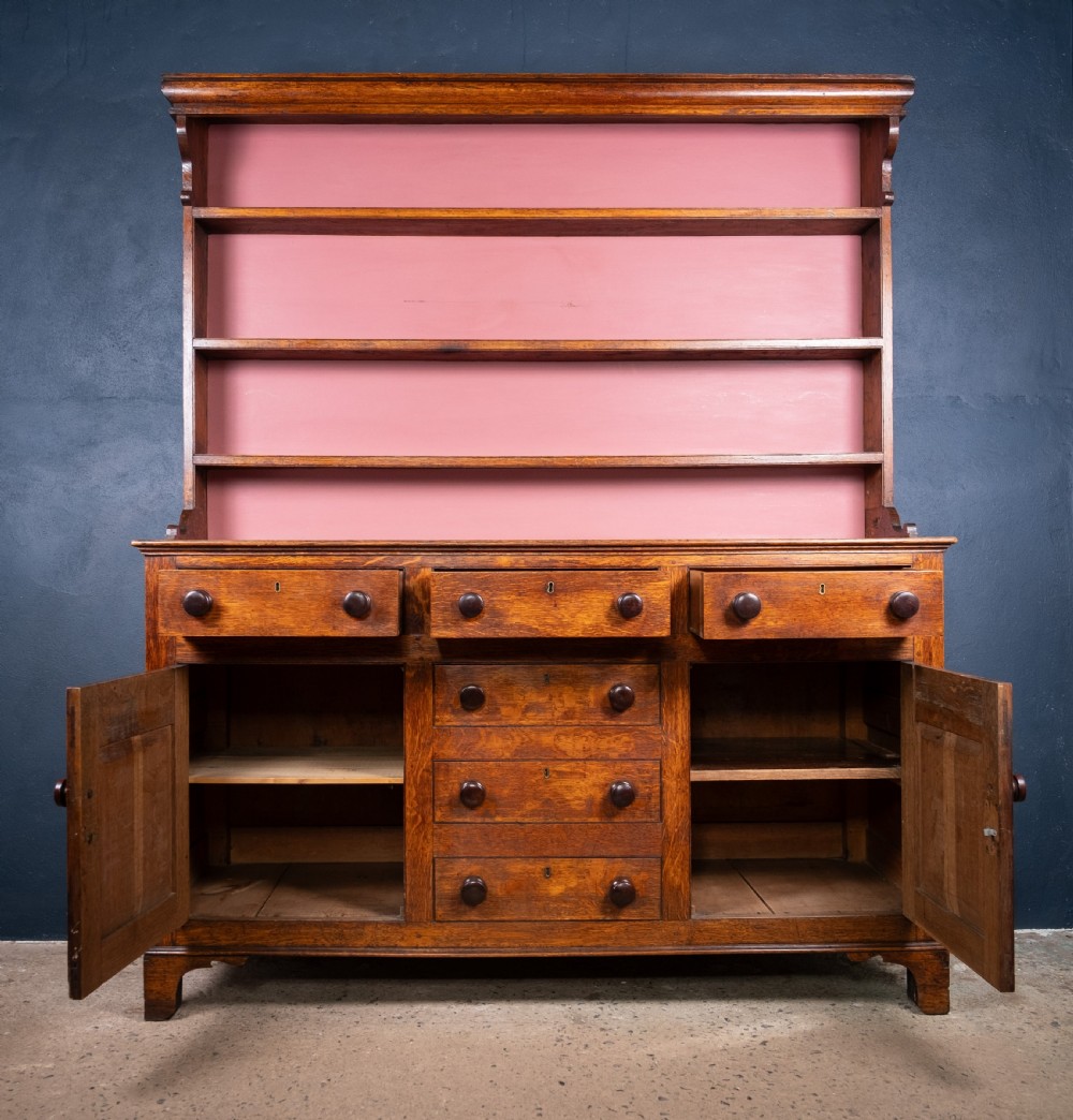 19th Century Welsh Oak Dresser & Rack View III