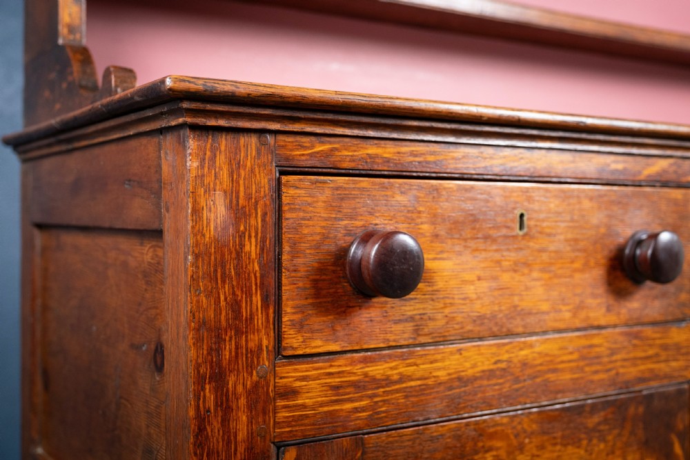 19th Century Welsh Oak Dresser & Rack View IV