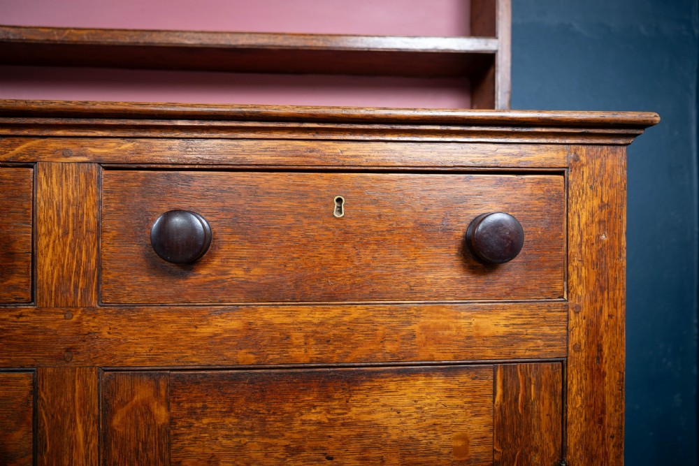 19th Century Welsh Oak Dresser & Rack View VI