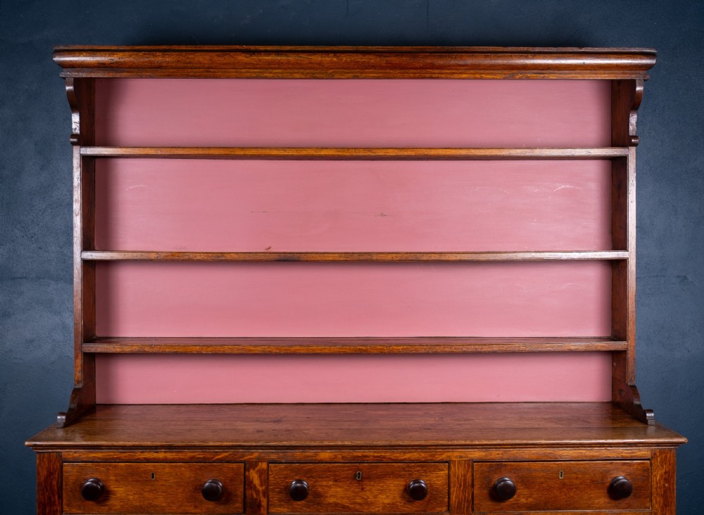 19th Century Welsh Oak Dresser & Rack View VIII
