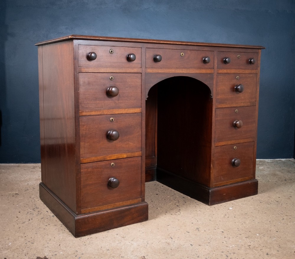 19th Century Mahogany Estate Desk, c.1860