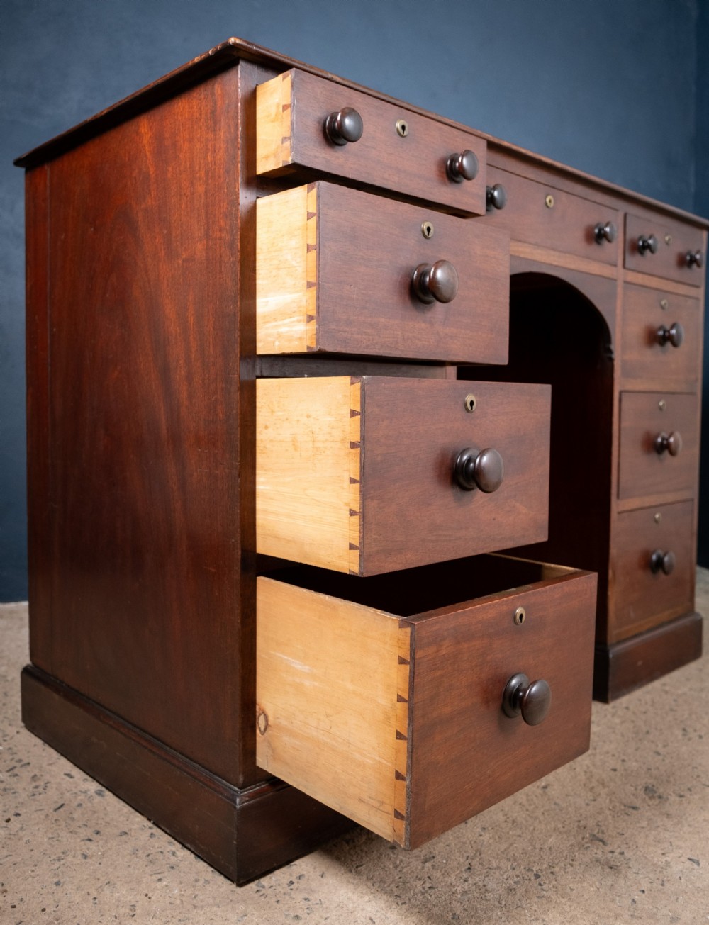 19th Century Mahogany Estate Desk, c.1860 View III