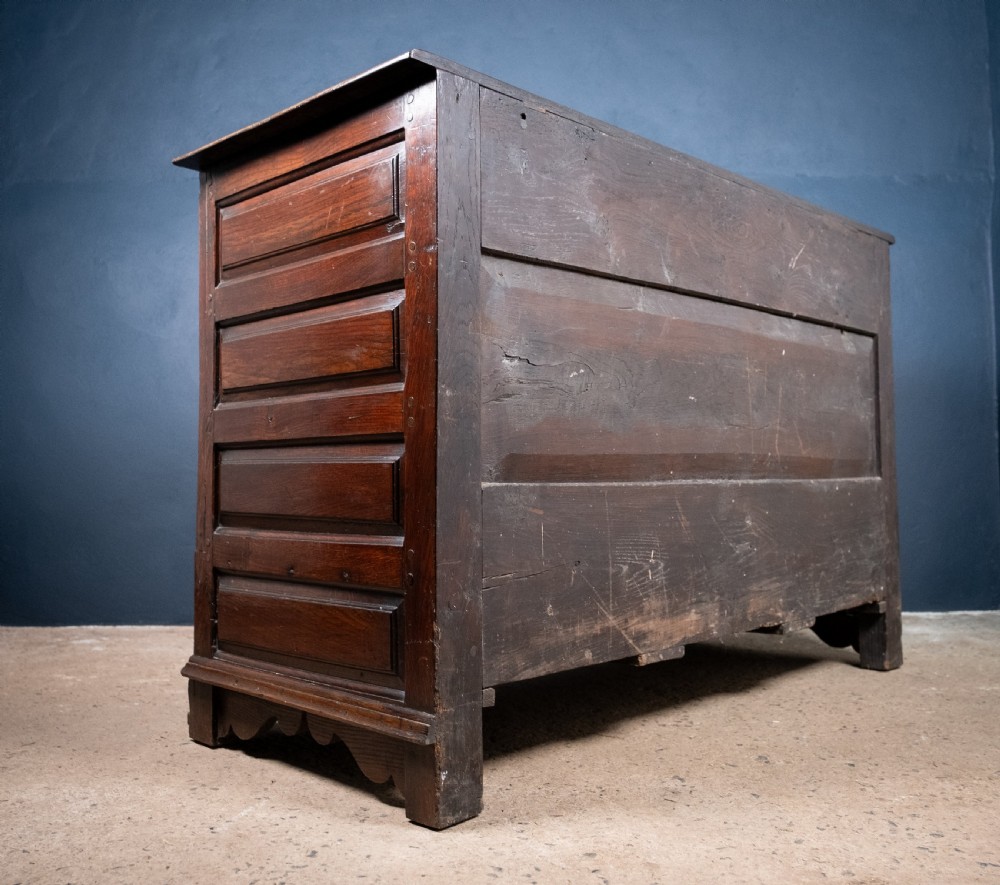 Early 18th Century Oak Cupboard / Mule Chest View XIV