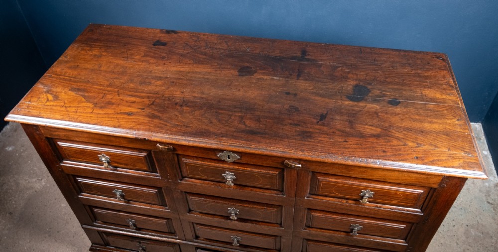 Early 18th Century Oak Cupboard / Mule Chest View XV
