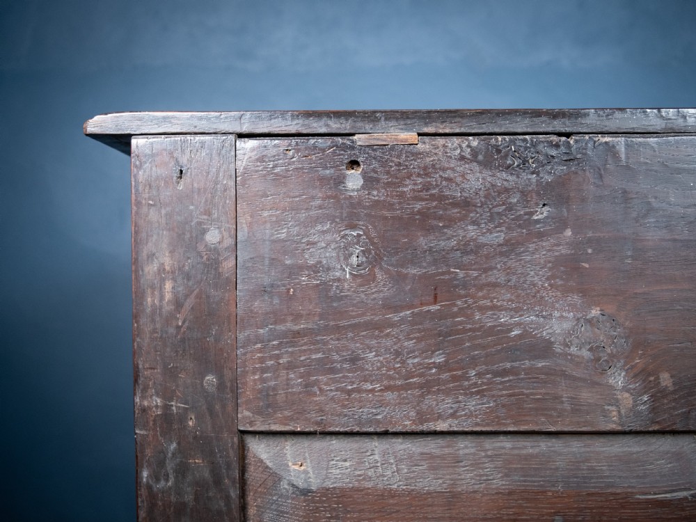 Early 18th Century Oak Cupboard / Mule Chest View XVII