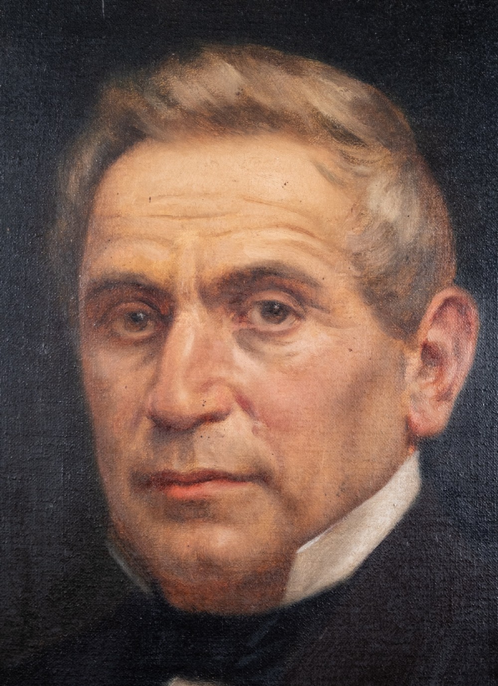 Michele Gordigiani (1835 – 1909) - Large Portrait Of A Gentleman. Oil On Canvas. View II