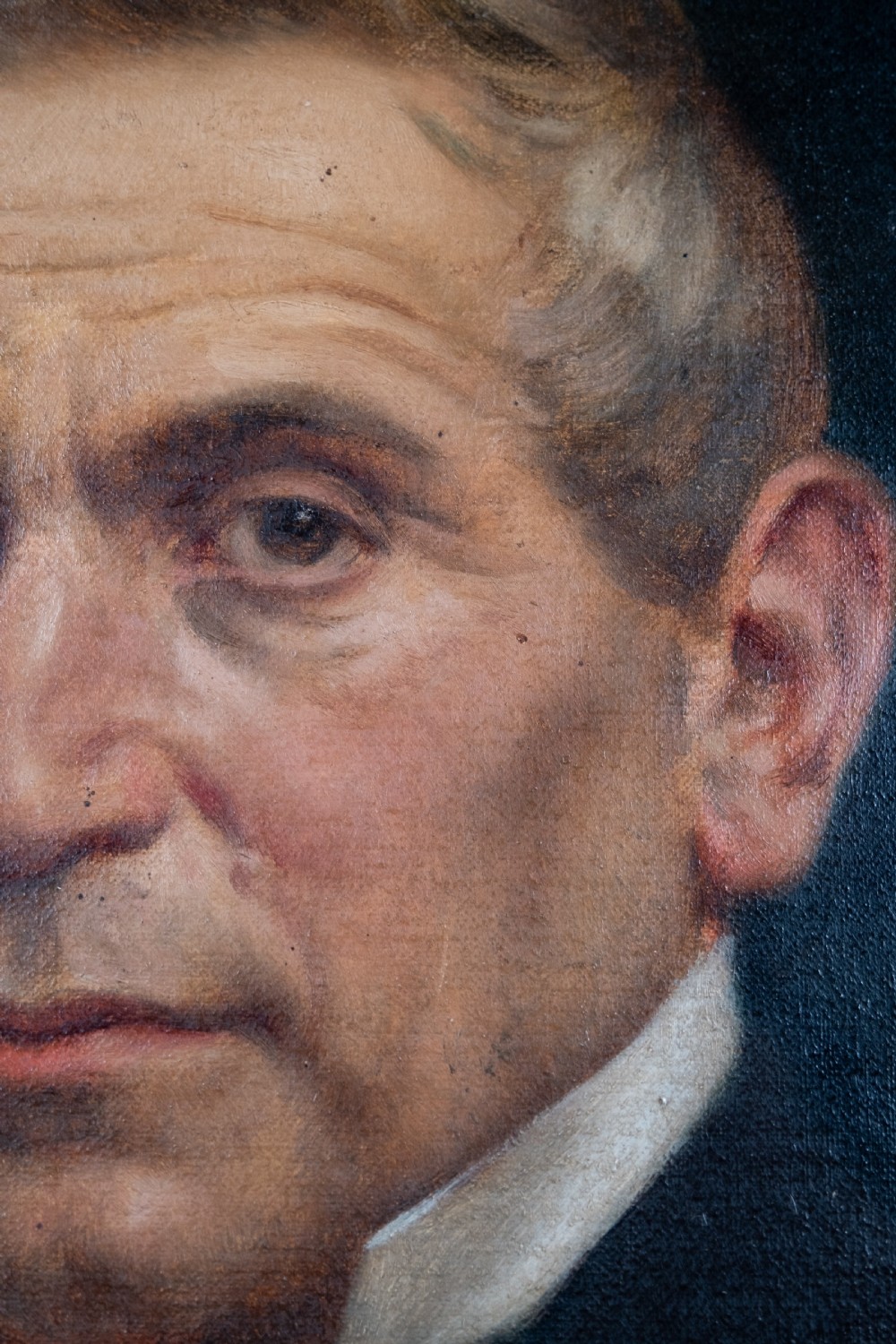 Michele Gordigiani (1835 – 1909) - Large Portrait Of A Gentleman. Oil On Canvas. View III