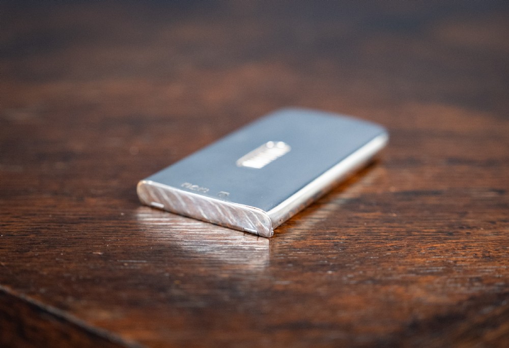 Silver 'Patent Repeating Card Case' by Sampson & Morden, London, 1913. View IV