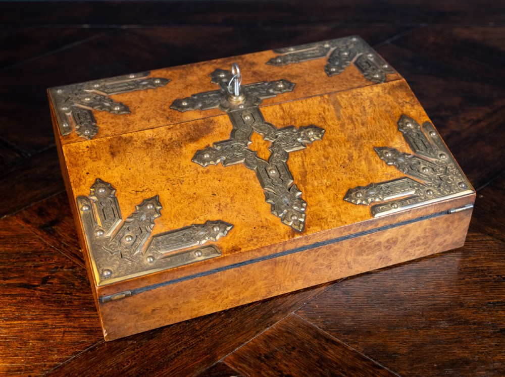Betjemann & Son Walnut and Coromandel Writing Slope View III