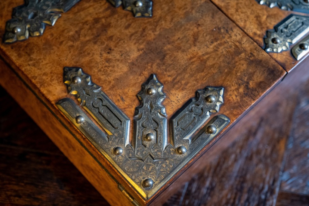 Betjemann & Son Walnut and Coromandel Writing Slope View IV