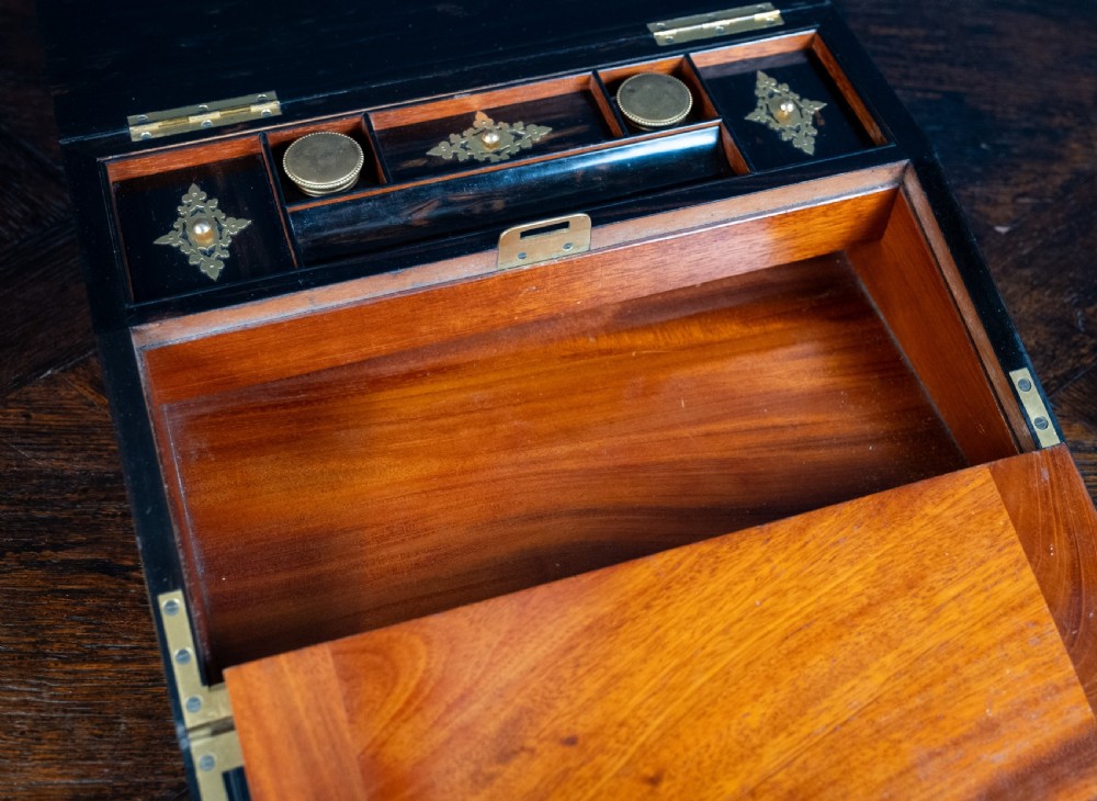 Betjemann & Son Walnut and Coromandel Writing Slope View XV