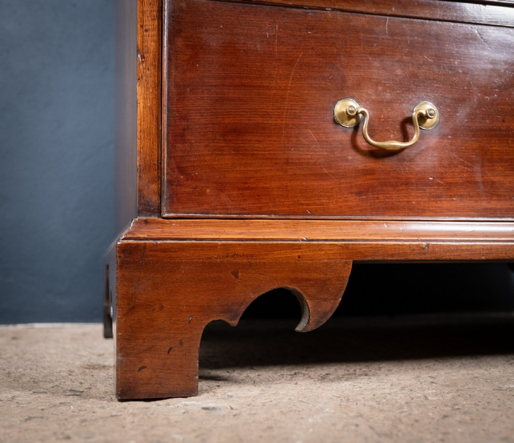 George III Mahogany Bookcase Bureau View IX