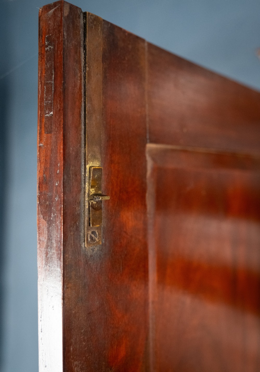 George III Mahogany Bookcase Bureau View X