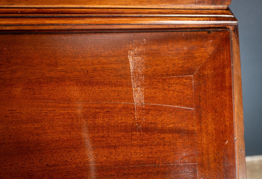 George III Mahogany Bookcase Bureau View XIX