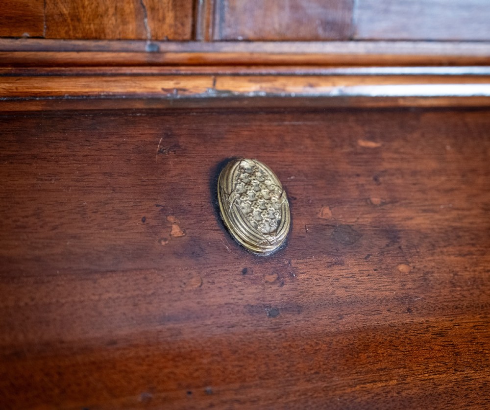 George III Mahogany Bookcase Bureau View XXVI