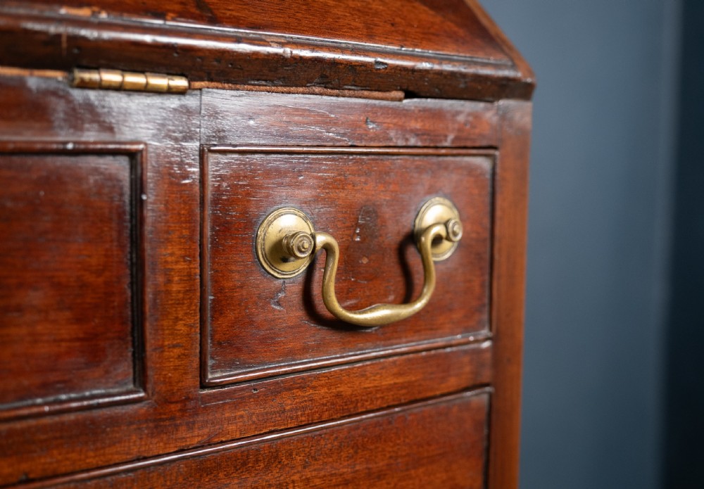 George III Mahogany Bookcase Bureau View XXVIII