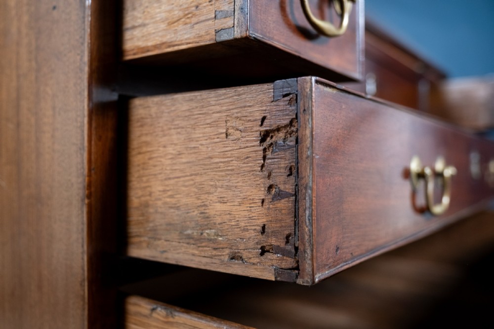 George III Mahogany Bookcase Bureau View XXIX