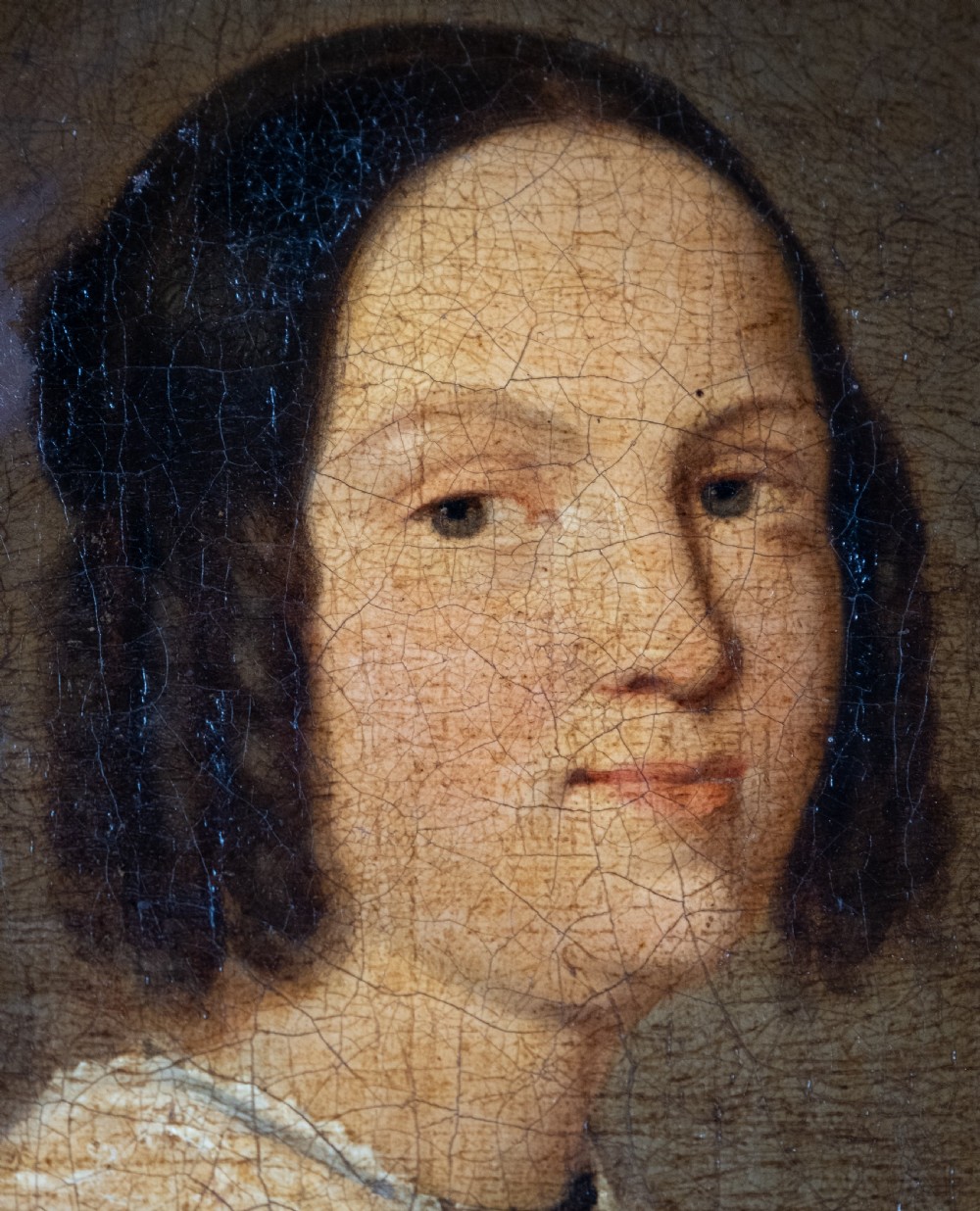 19th Century Portrait Of A Young Woman - British School. View III