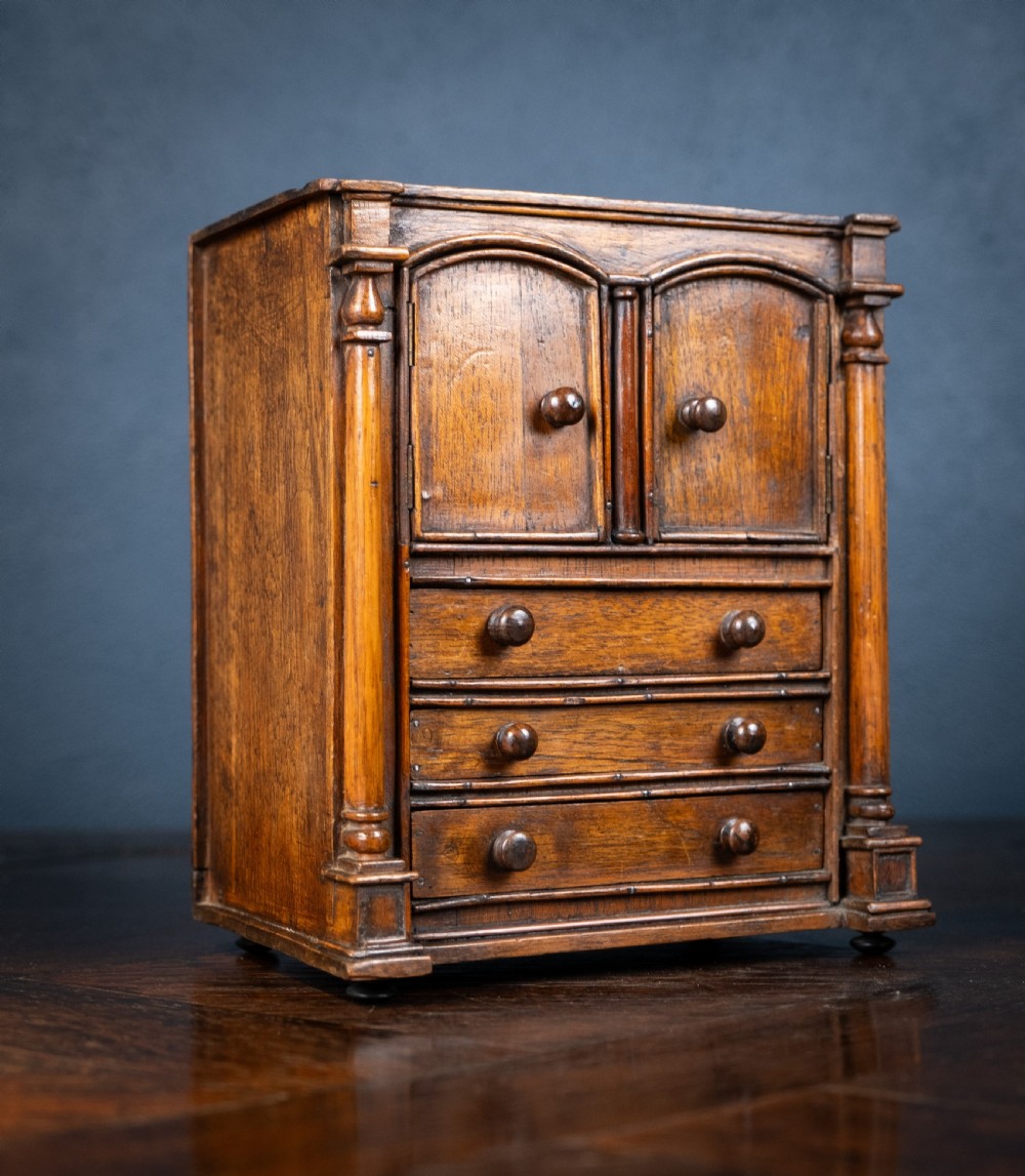 19th Century Miniature Cupboard Apprentice Piece