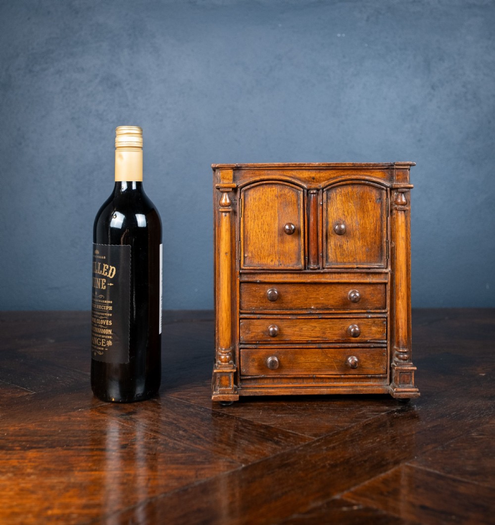 19th Century Miniature Cupboard Apprentice Piece View II