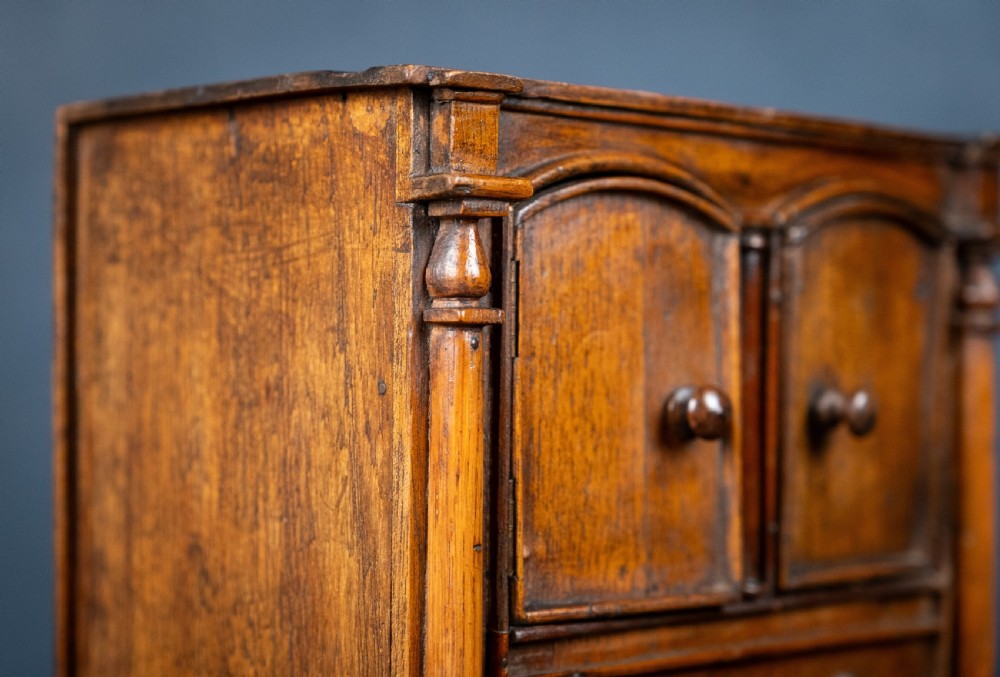 19th Century Miniature Cupboard Apprentice Piece View VIII