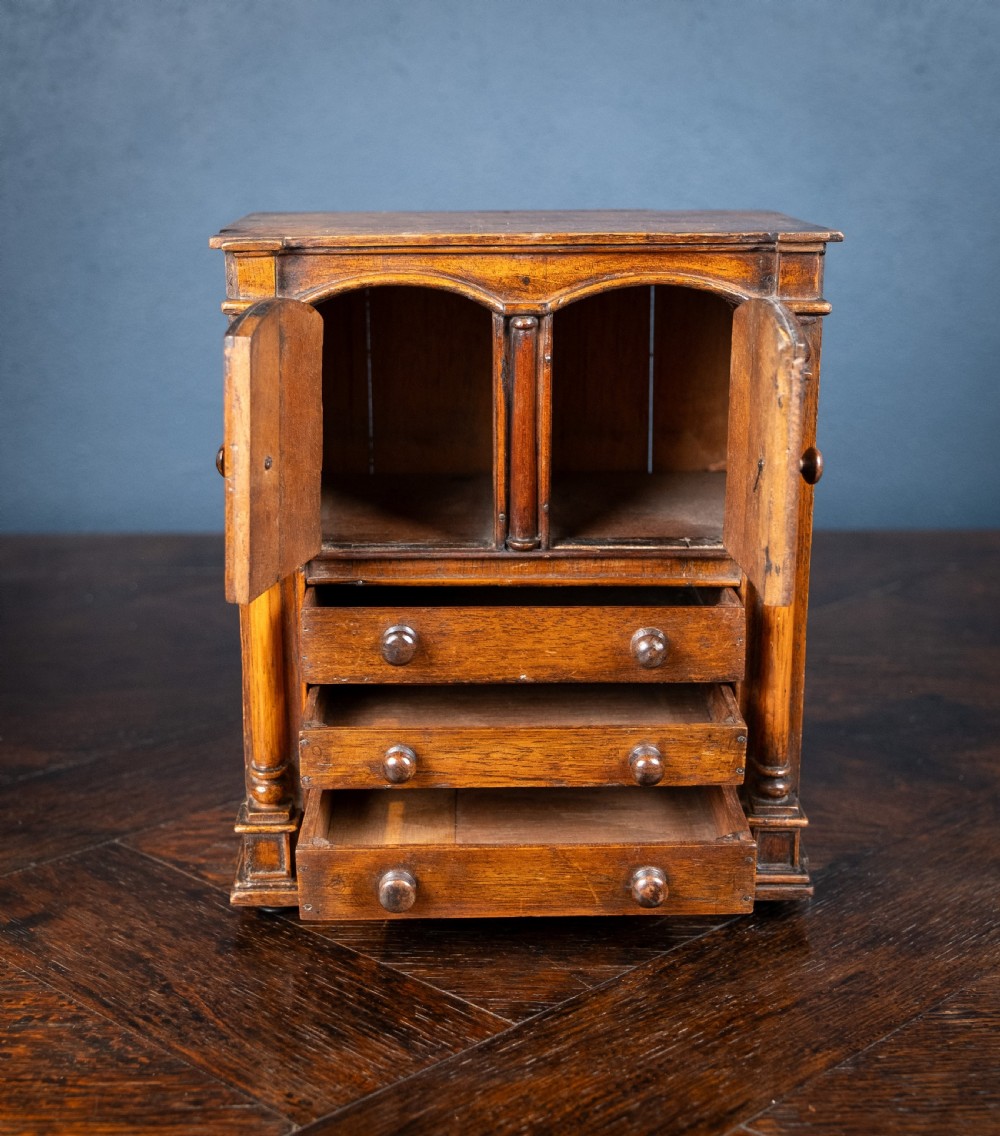 19th Century Miniature Cupboard Apprentice Piece View X