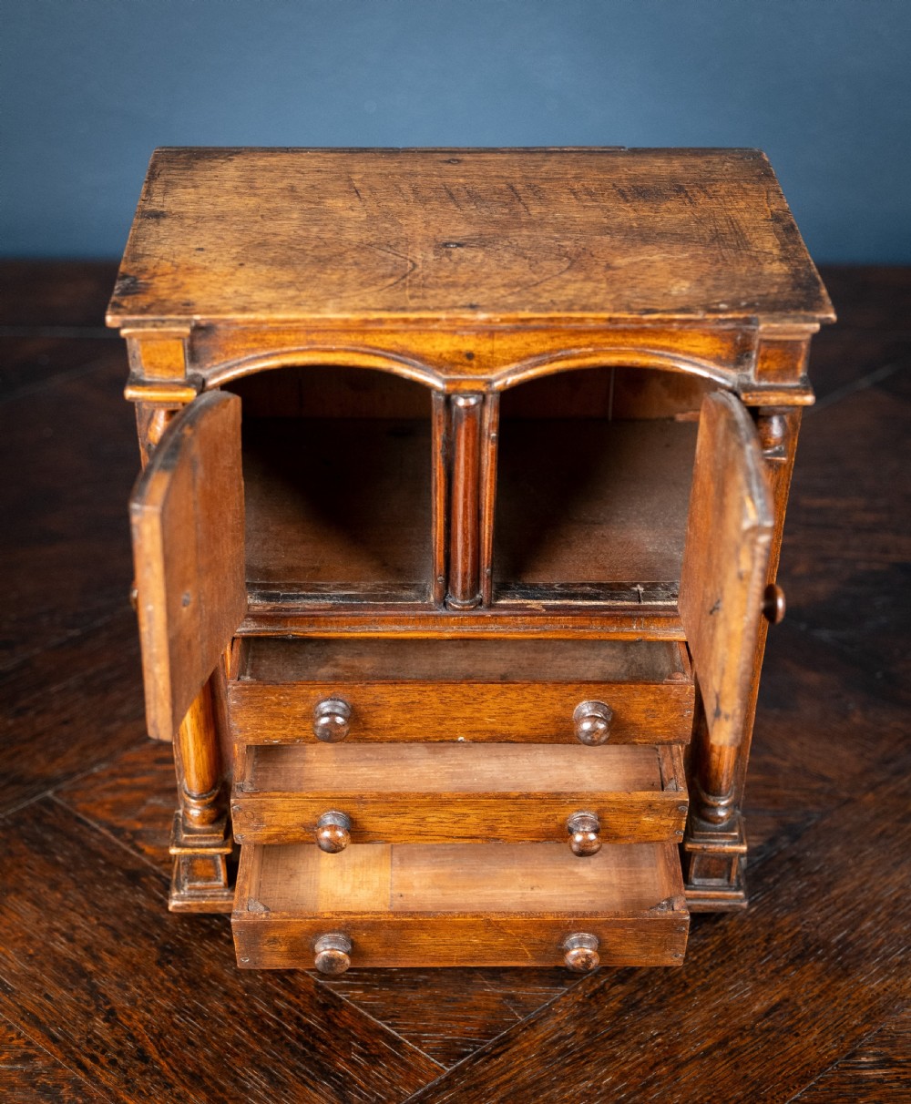 19th Century Miniature Cupboard Apprentice Piece View XI